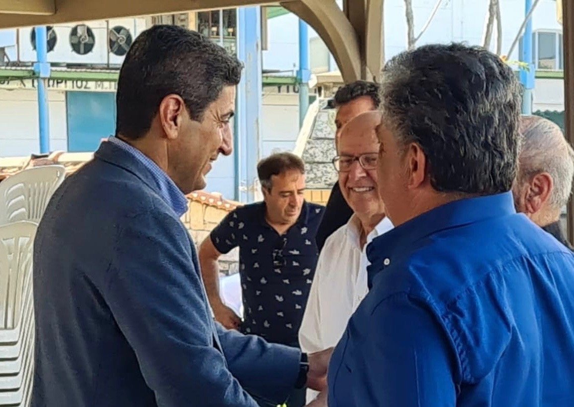 Σε Κάτω Αρχάνες και Καταλαγάρι ο Αυγενάκης