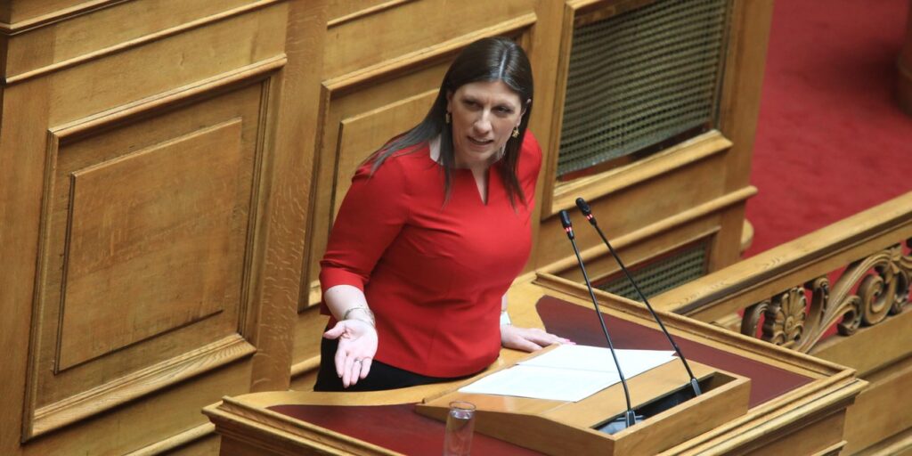 Z. Κωνσταντοπούλου: Δε δίνουμε ψήφο εμπιστοσύνης για δέκα λόγους