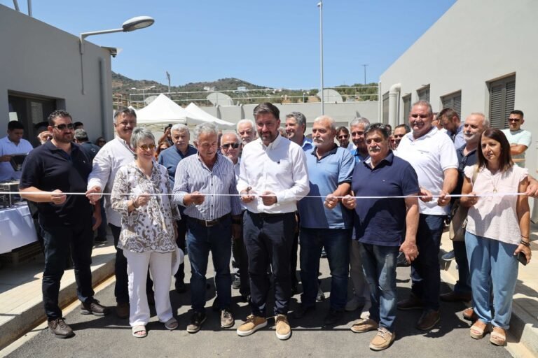 Εγκαινιάστηκε ο βιολογικός της Αγίας Πελαγίας
