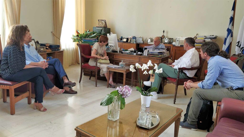 Συνάντηση Δημάρχου με εκπροσώπους ΟΗΕ για τους πρόσφυγες