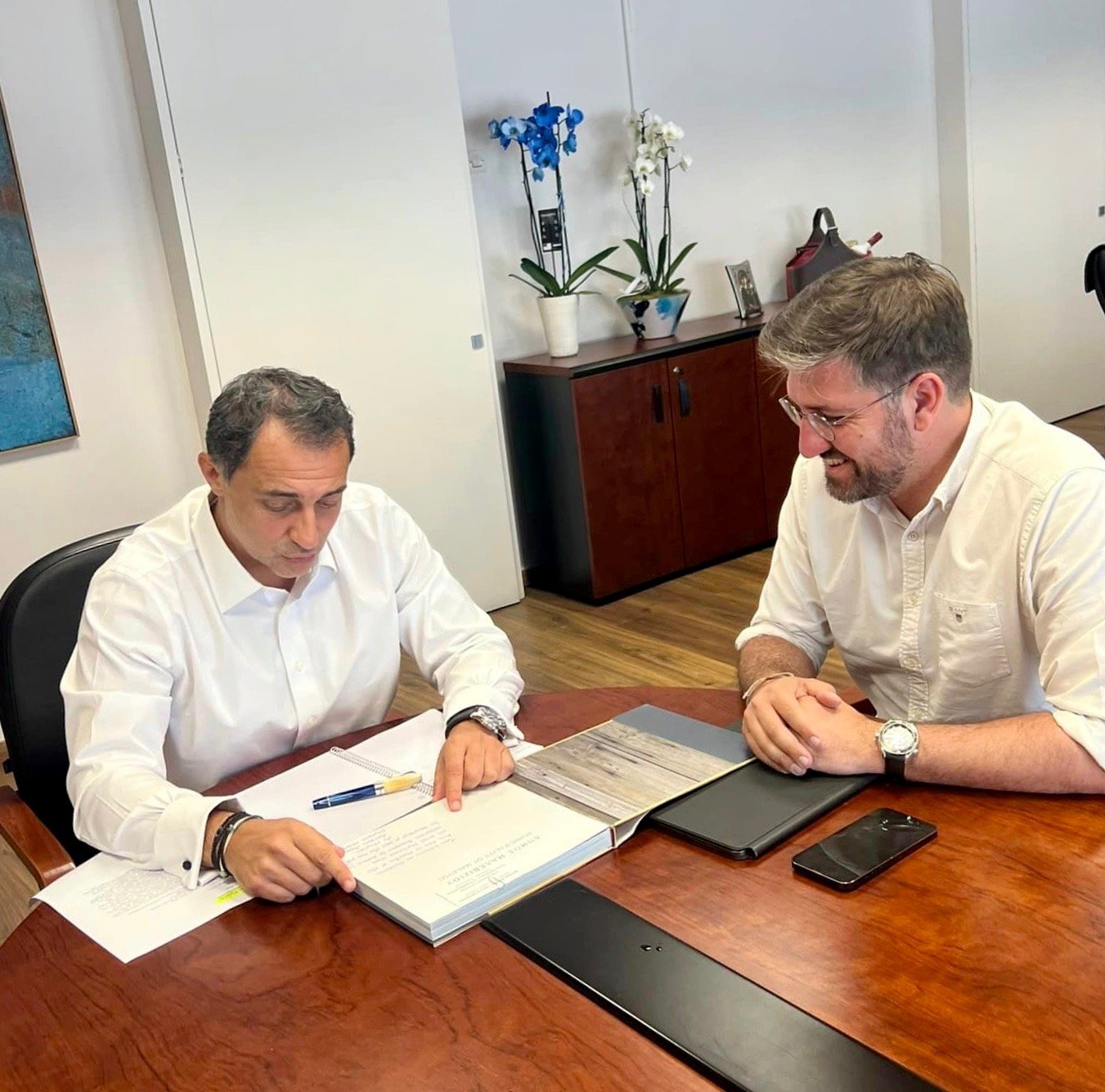 Με τον Υφυπουργό Ανάπτυξης ο Μενέλαος Μποκέας