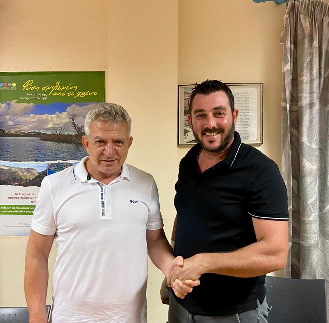 Υποψήφιος ο Νίκος Χιωτάκης με τον Γρηγόρη Νικολιδάκη στη Φαιστό