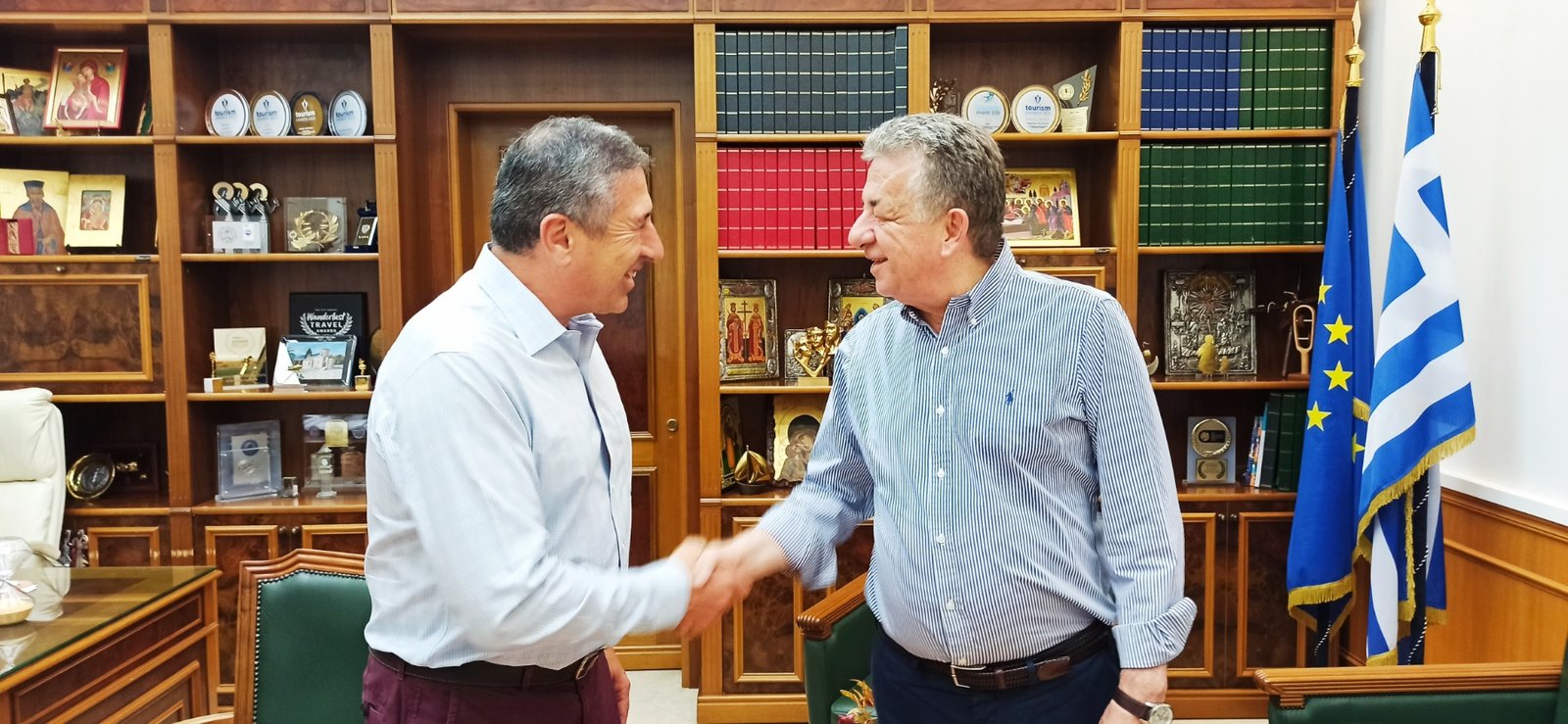Με τον Σταύρο Αρναουτάκη και ο Πέτρος Ινιωτάκης