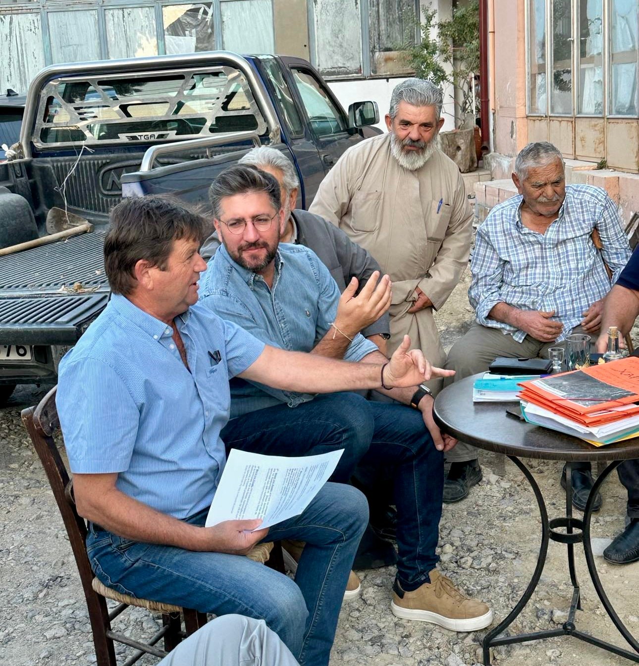 Επίσκεψη Μενέλαου Μποκέα στις Κορφές