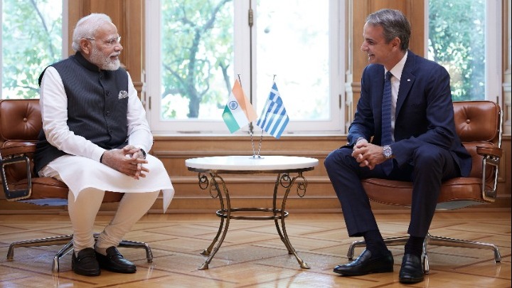 Διπλασιασμό του διμερούς εμπορίου και εμβάθυνση της στρατηγικής σχέσης Ελλάδας – Ινδίας αποφάσισαν Μητσοτάκης – Μόντι