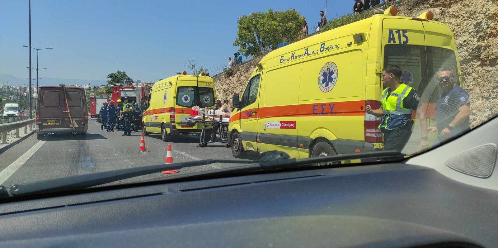 Τροχαίο ατύχημα στο ΒΟΑΚ