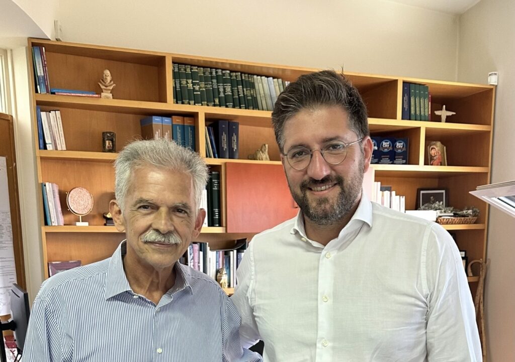 Συνάντηση Σπύρου Δανέλλη με Μενέλαο Μποκέα