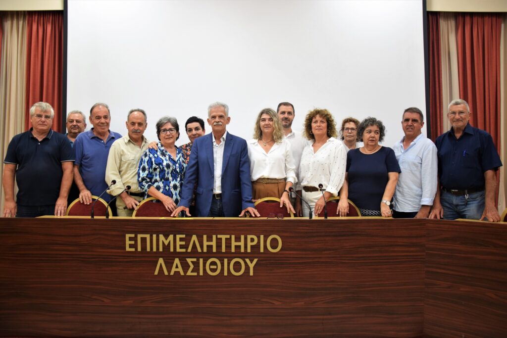 Παρουσίασε το ψηφοδέλτιο Λασιθίου στον Άγιο Νικόλαο ο Σπύρος Δανέλλης