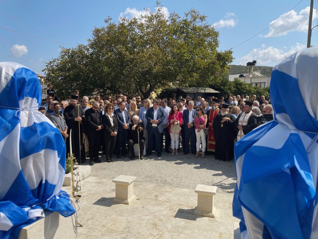 Στην αποκάλυψη προτομών οπλαρχηγών στις Ασίτες ο Περιφερειάρχης