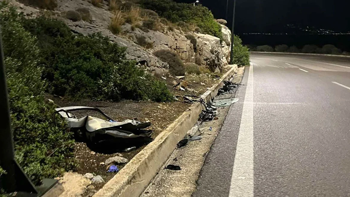 Δύο νεκρές κοπέλες και δύο τραυματίες σε τροχαίο στη Βάρκιζα