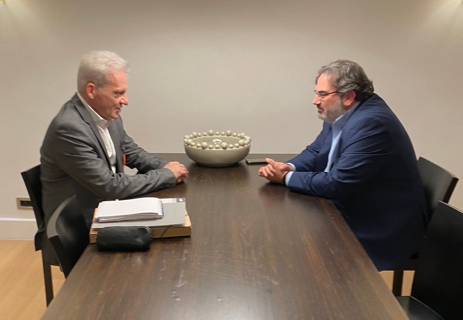 Με τον Γενικό Γραμματέα Χωροταξικού Σχεδιασμού ο Αλέξης Καλοκαιρινός