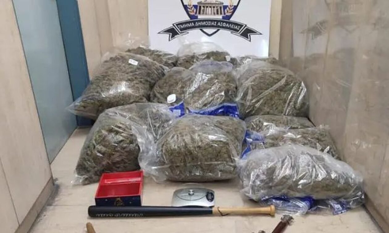 Ζωγράφου: Εντοπίστηκε αποθήκη με 44 κιλά κάνναβης – Πάνω από 700.000 ευρώ η αξία