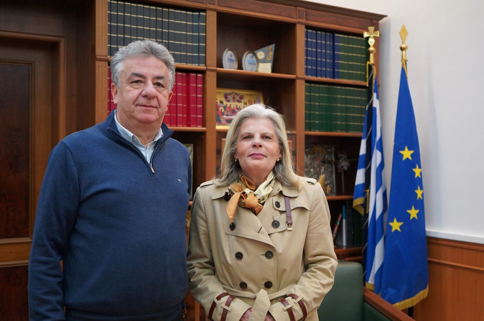 Με την Πρόξενο της Γερμανίας ο Περιφερειάρχης Σταύρος Αρναουτάκης