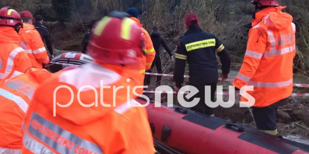 Νεκρή εντοπίστηκε η αγνοούμενη που παρασύρθηκε από το χείμαρρο στην Ηλεία