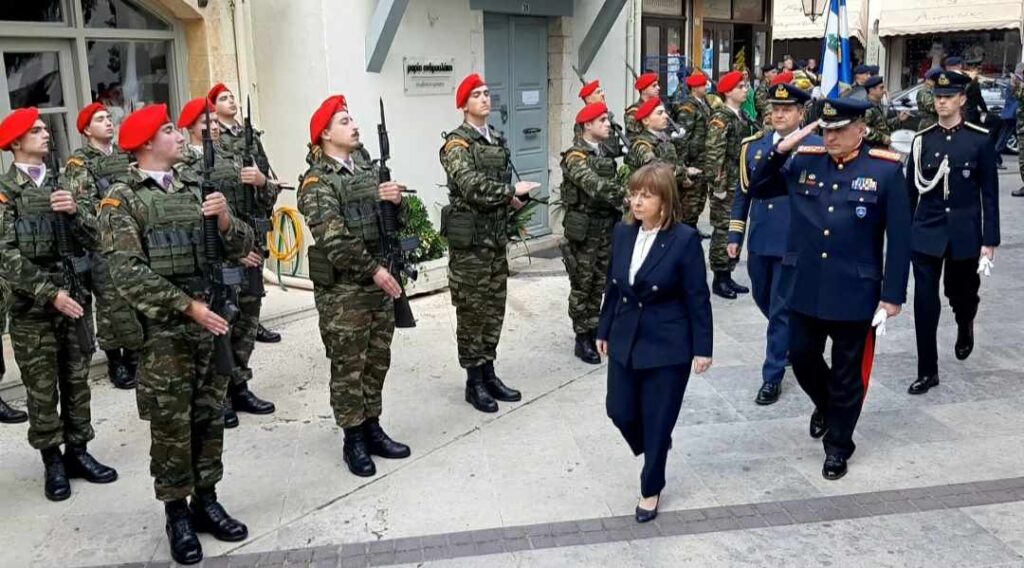 Στο Ρέθυμνο η Πρόεδρος της Δημοκρατίας