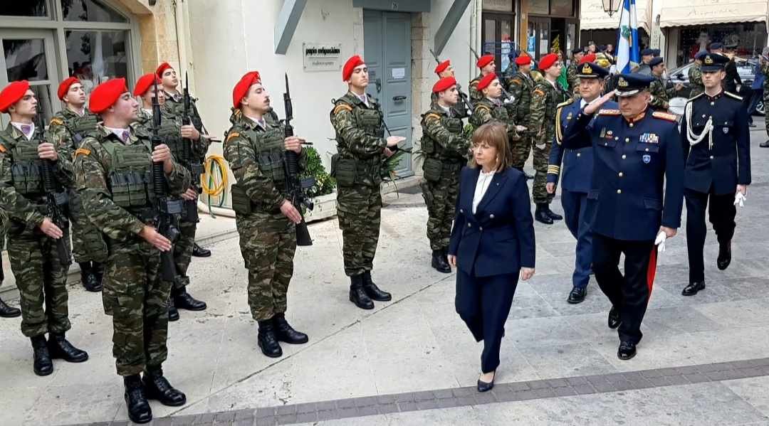 Στο Ρέθυμνο η Πρόεδρος της Δημοκρατίας