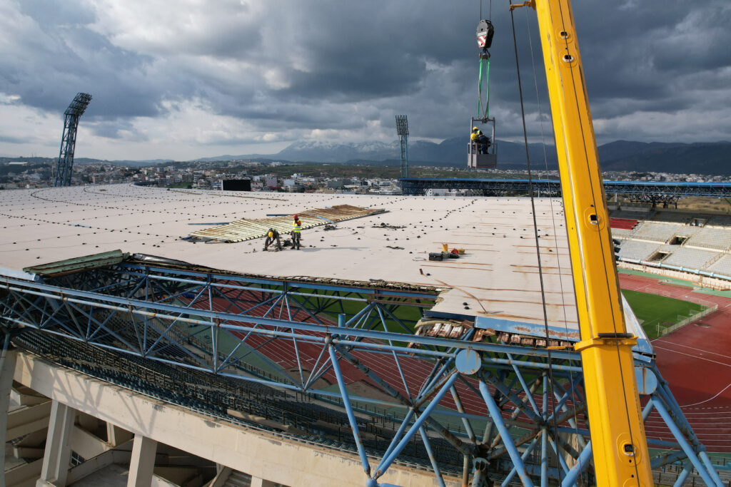 Αυτοψία στις εργασίες του Παγκρήτιου από τον δήμαρχο Ηρακλείου (φωτορεπορτάζ)