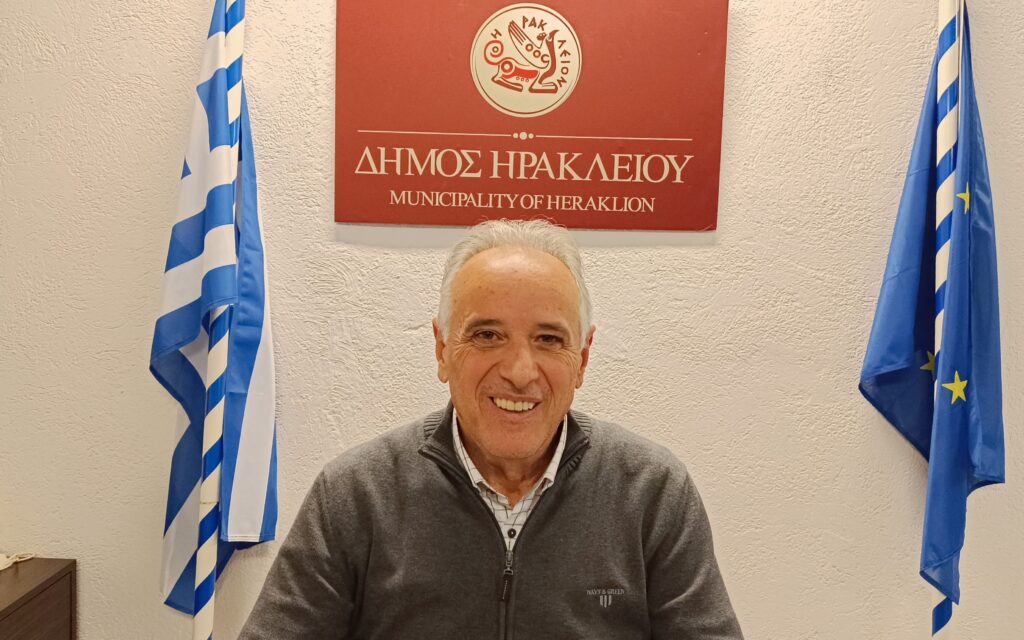 Ο Αντ. Περισυνάκης αντιδήμαρχος υπηρεσίας στο Δήμο Ηρακλείου