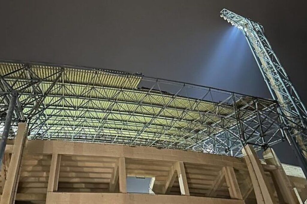 Αρχίζουν εργασίες για την αποκατάσταση του στέγαστρου στο Παγκρήτιο