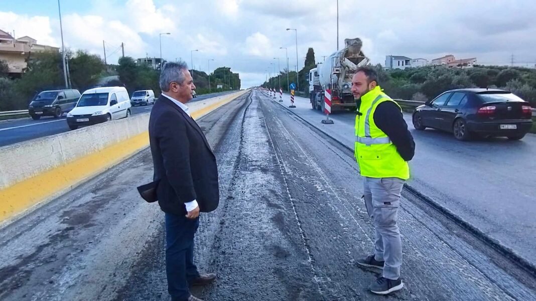 Συνεχίζονται οι ασφαλτοστρώσεις στον ΒΟΑΚ