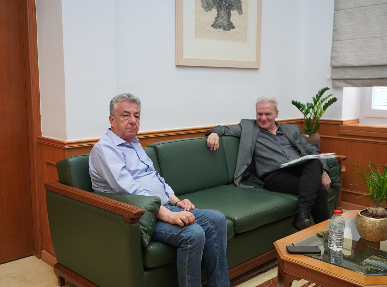 Με τον Δήμαρχο Ηρακλείου συναντήθηκε ο Περιφερειάρχης