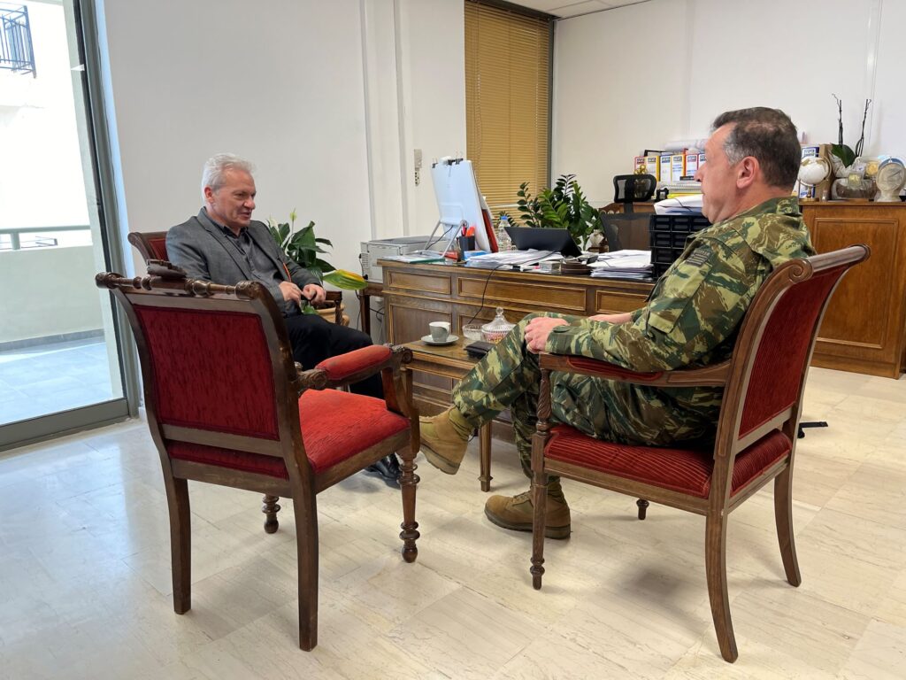 Τον Διοικητή της ΣΕΑΠ συνάντησε ο Δήμαρχος Ηρακλείου