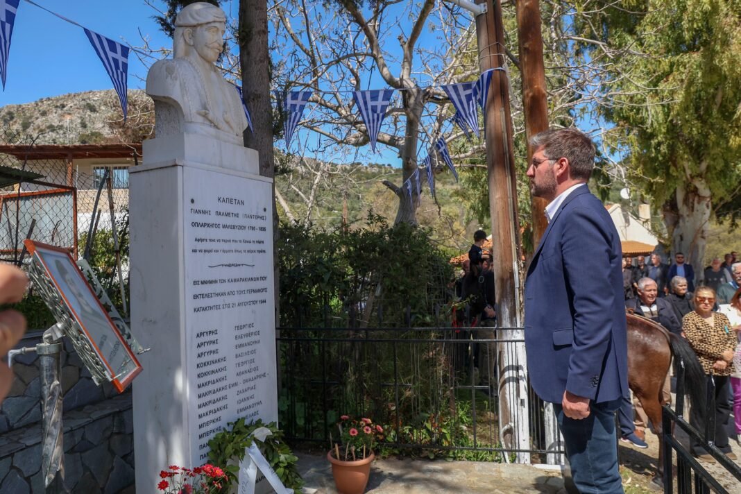 Μ. Μποκέας: Η μνήμη του Ιωάννη Παλμέτη Παντερή θα φωτίζει τη νέα γενιά