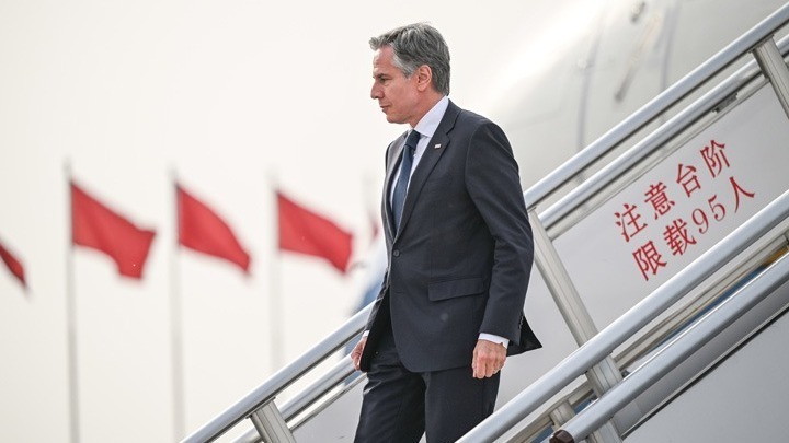 Τις ανησυχίες του για τη στάση της Κίνας προς τη Ρωσία εξέφρασε ο Μπλίνκεν