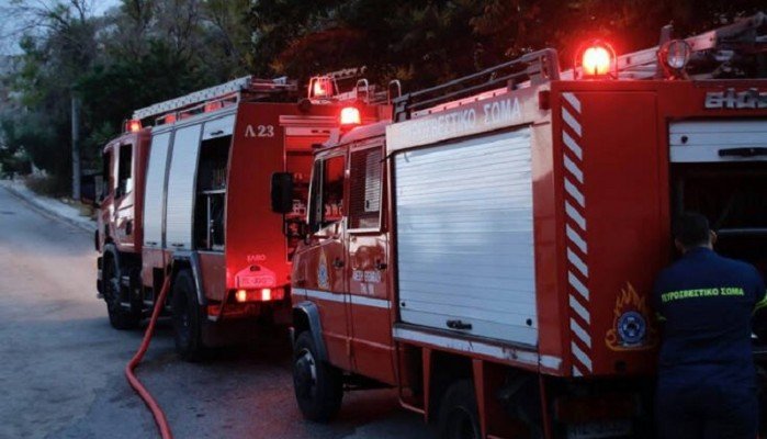 Φωτιά σε εργοτάξιο του ΒΟΑΚ! Κάηκε μηχάνημα έργου