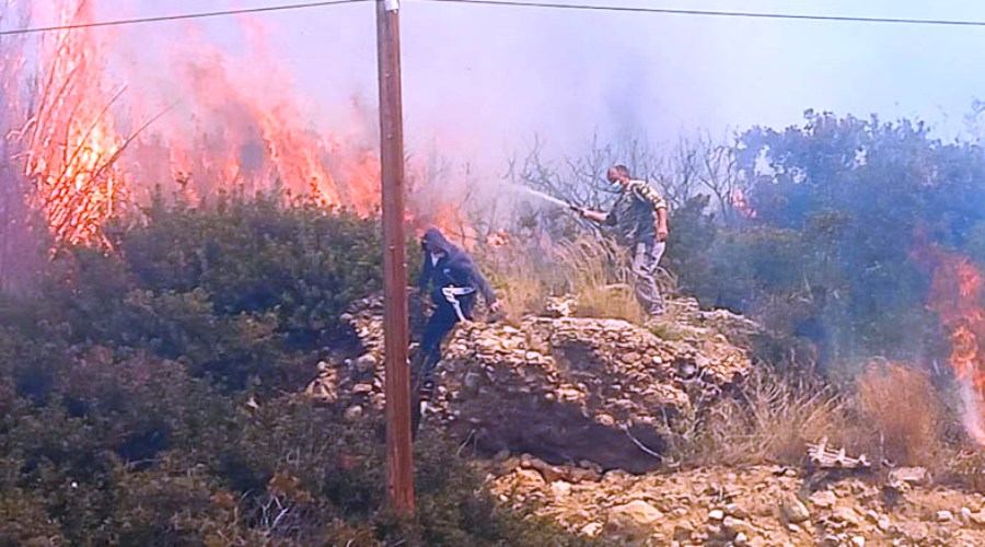 Κίνδυνος Πυρκαγιάς πολύ υψηλός σήμερα σε όλη την Κρήτη