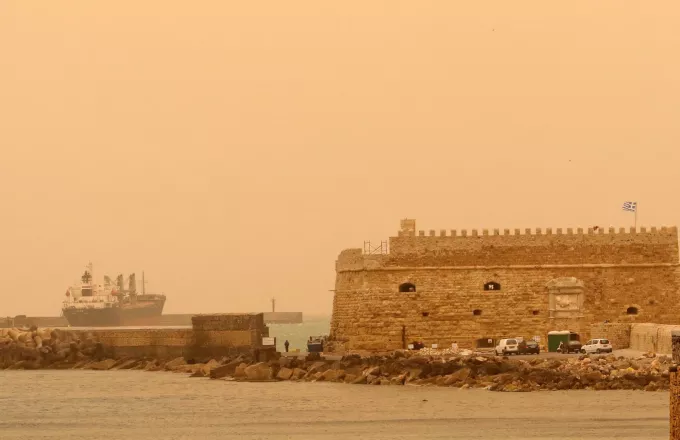 Ο νοτιάς φέρνει σκόνη από τη Σαχάρα αύριο στην Κρήτη
