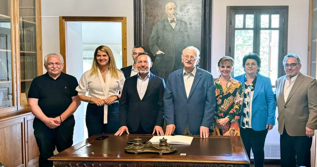 Στο σπίτι του Ελευθέριου Βενιζέλου ο Γιάννης Στουρνάρας