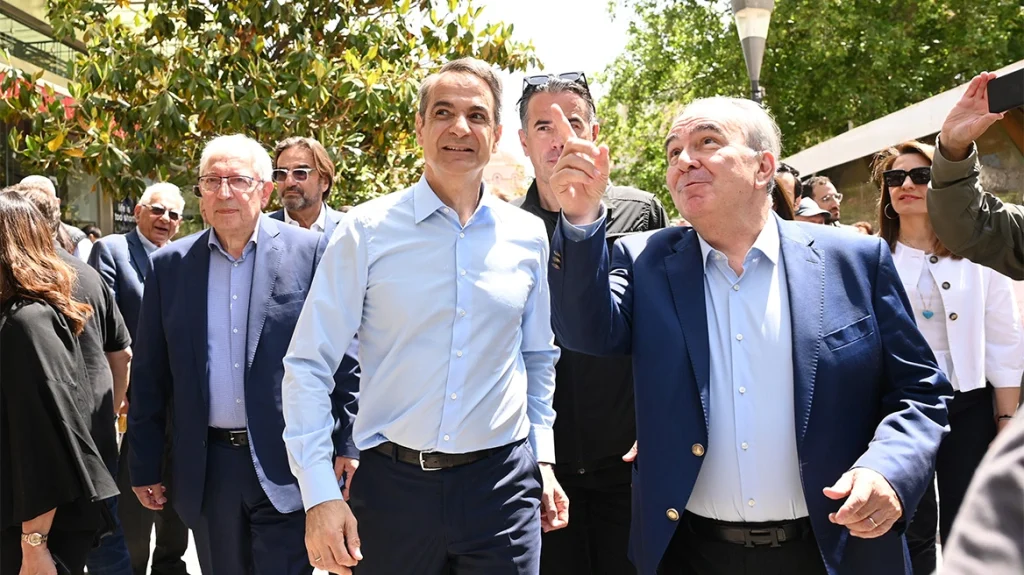 Στο Μαρούσι ο Κυριάκος Μητσοτάκης