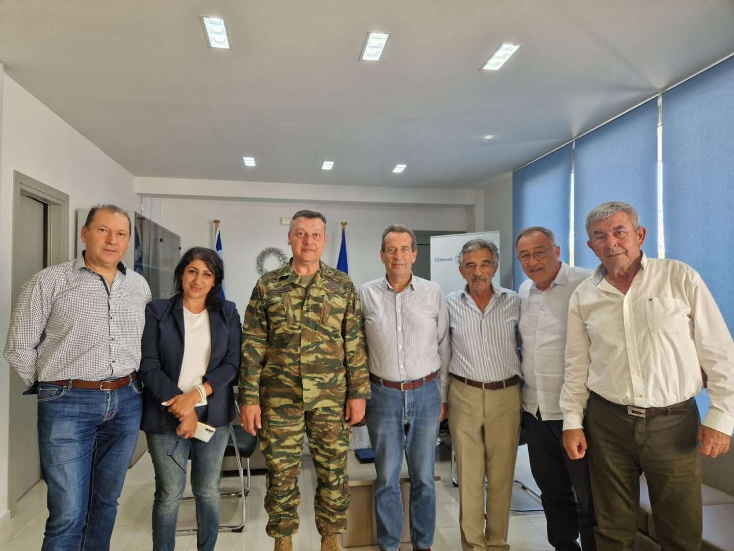 Με τον διοικητή της ΣΕΑΠ ο Ζαχαρίας Δοξαστάκης