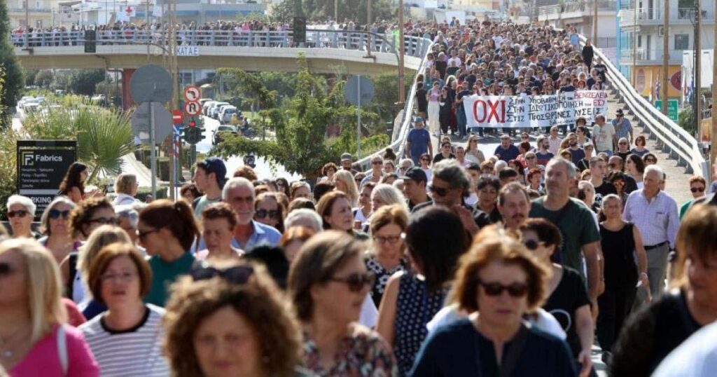 Συλλαλητήριο για την υγεία στο Ηράκλειο