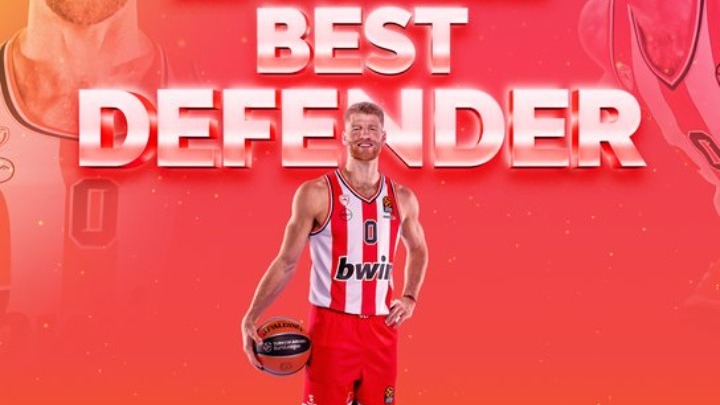 Ο Γουόκαπ καλύτερος αμυντικός της Euroleague