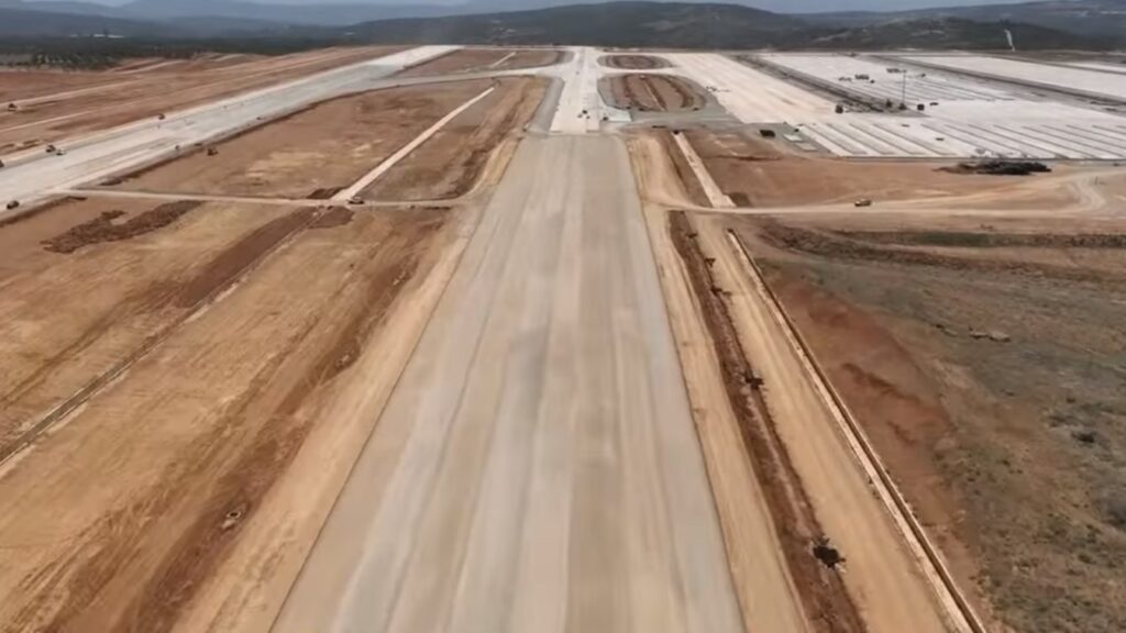 Σηκώνεται το Terminal στο νέο αεροδρόμιο στο Καστέλι (βίντεο)