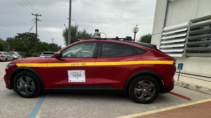 Δώδεκα αισθητήρες, 23 κεραίες διαθέτει το πρώτο ελληνικό αυτόνομο αυτοκίνητο