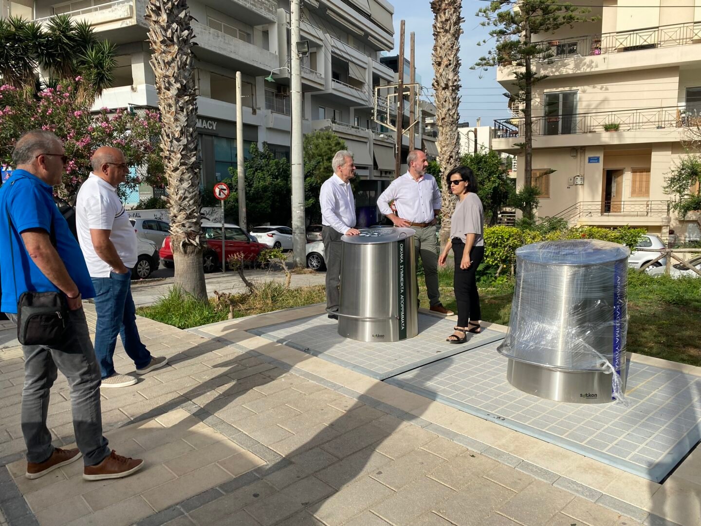 Αυξάνονται οι υπόγειοι κάδοι στο Ηράκλειο