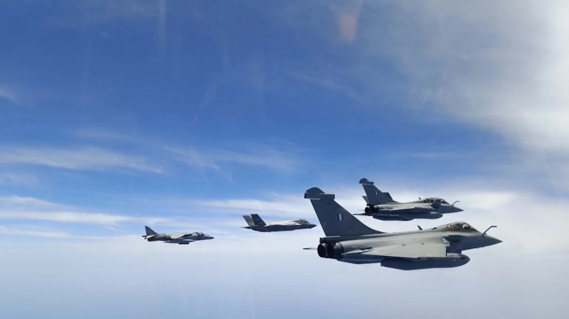 Συνεκπαίδευση ελληνικών Rafale με ιταλικά μαχητικά
