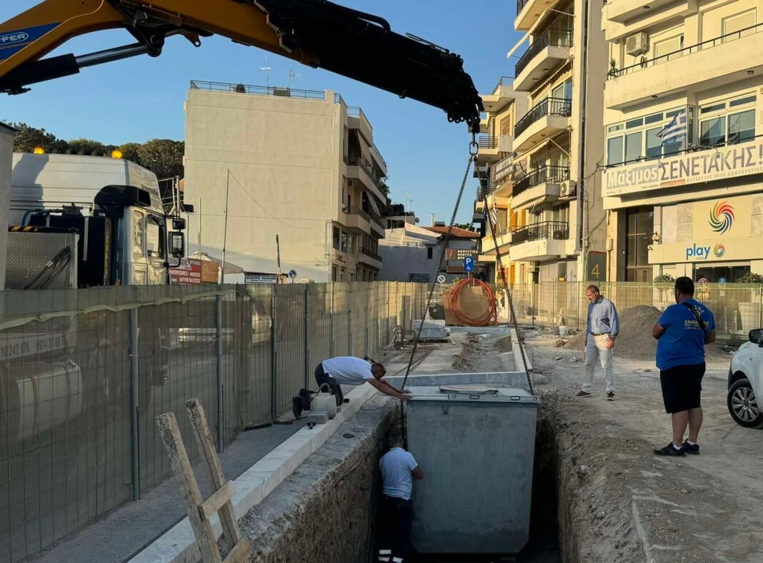 Τέσσερις υπόγειοι κάδοι στην Πεδιάδος