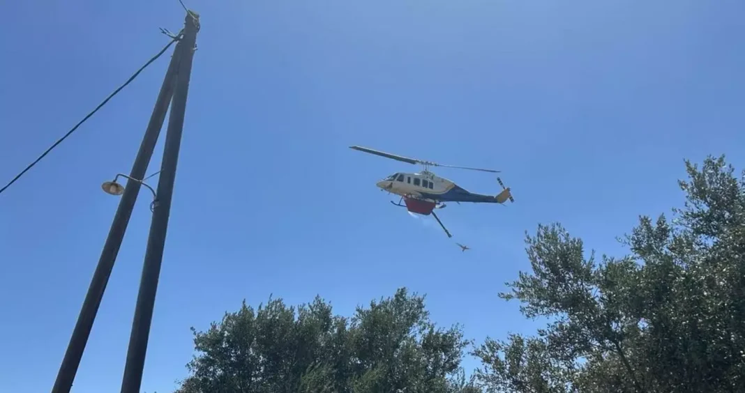 Μεγάλη κινητοποίηση για πυρκαγιά στο Ίνι του Δήμου Μινώα Πεδιάδας