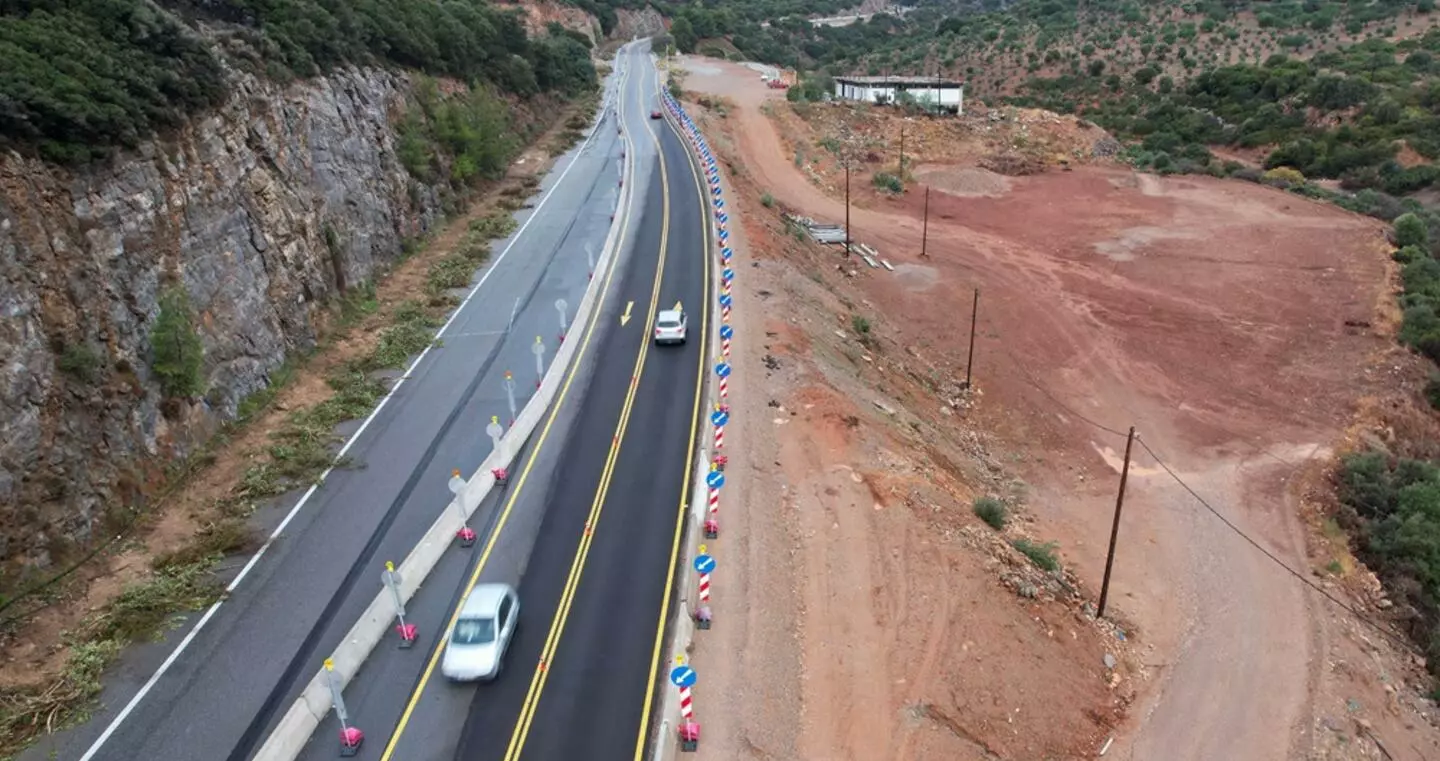 Ολιγόλεπτη διακοπή κυκλοφορίας στο Άγιος Νικόλαος – Νεάπολη