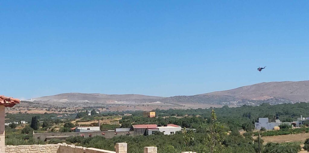 Θραψανό: Έσωσε το χωριό η λίμνη!