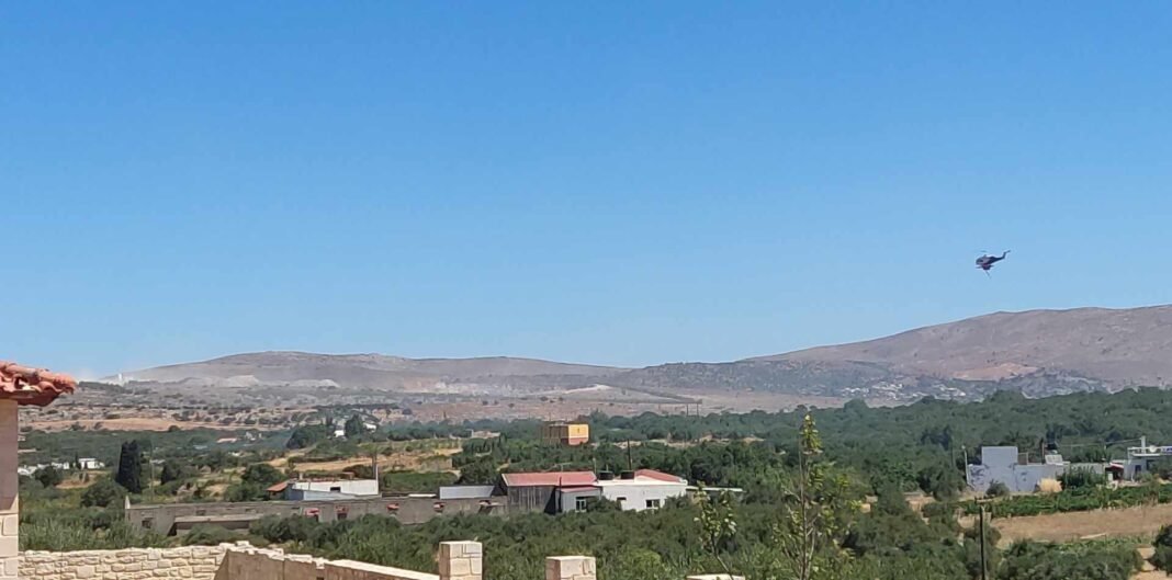 Θραψανό: Έσωσε το χωριό η λίμνη!