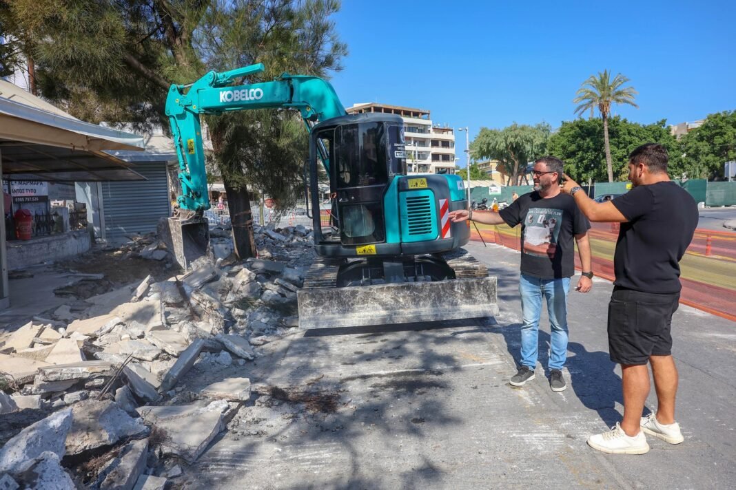 Το τμήμα από την οδό Πεδιάδος μέχρι το Πάρκο Γεωργιάδη στο επίκεντρο των έργων ανάπλασης