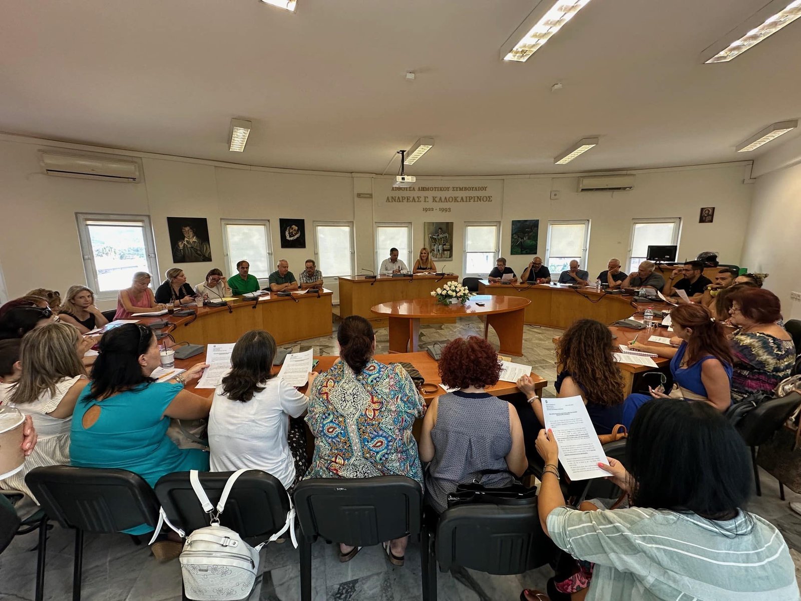 Συναντήσεις με τους διευθυντές των σχολείων ενόψει της νέας σχολικής χρονιάς είχαν στο Δήμο Μαλεβιζίου