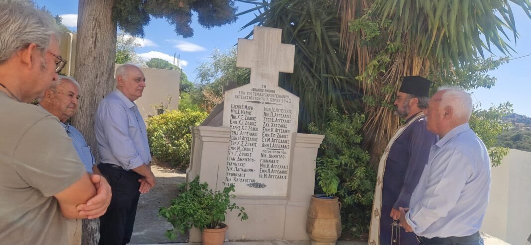 Η ανάρτηση του Π. Μπαριτάκη για τα 81 χρόνια από το Ολοκαύτωμα της Βιάννου