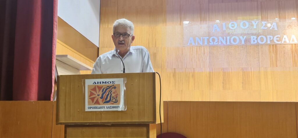 Ευχές του Δημάρχου Οροπεδίου Λασιθίου για τη νέα σχολική χρονιά