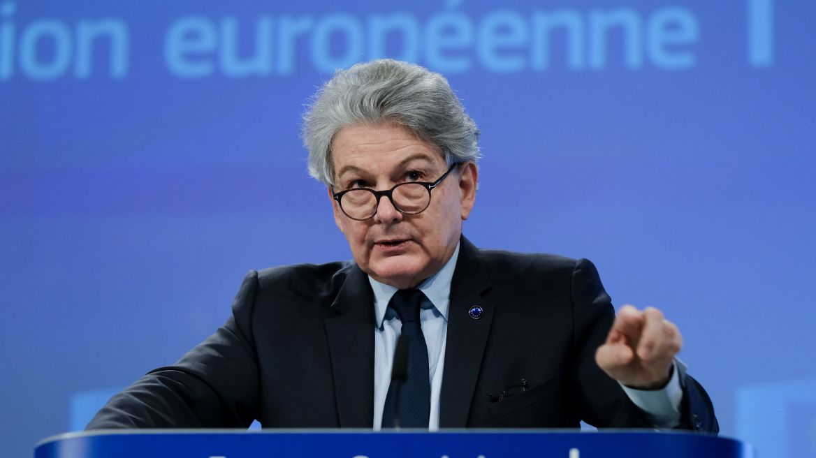 Κομισιόν: Παραιτήθηκε αιφνιδίως ο επίτροπος Τιερί Μπρετόν